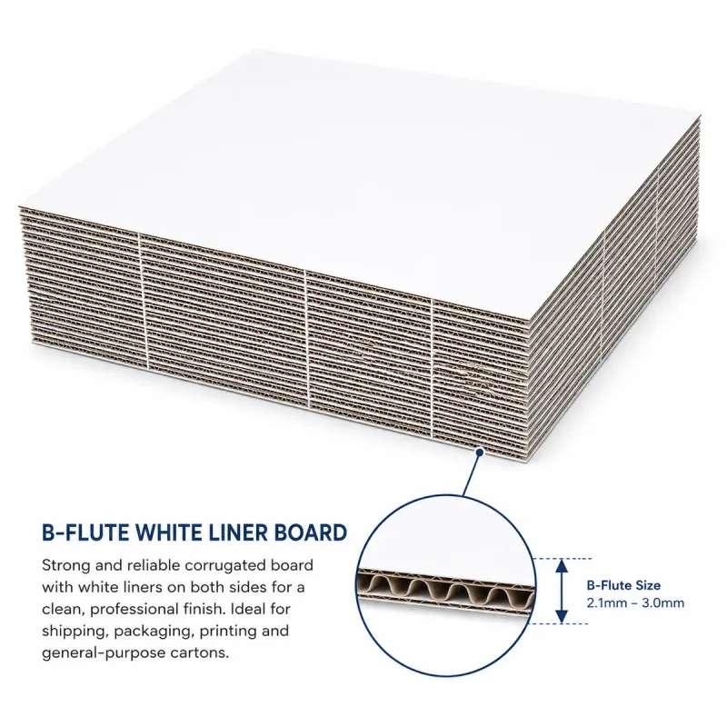 Sheets Whiteliner - B-Flute