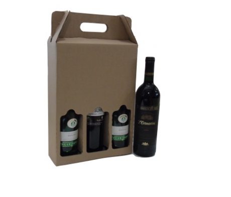 3 Pack Wine Carrier Box